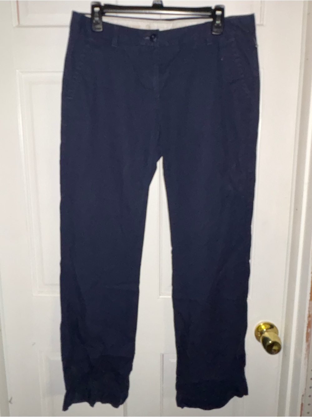 GAP Navy Straight-Leg Women's Trousers